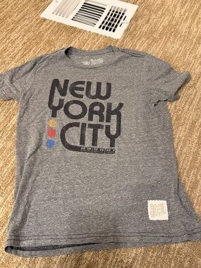 Retro Brand Kids' Gray "New York City" Graphic Tee